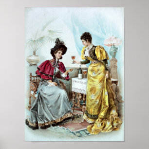 Vintagedryckannonsering Poster