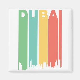 VintageDubai Cityscape Magnet