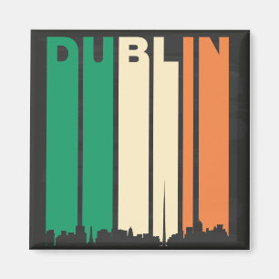 VintageDublin Cityscape Magnet
