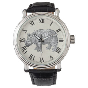 VintageDurer noshörning Armbandsur