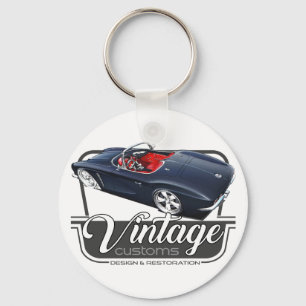 Vintageegenar Corvette Nyckelring