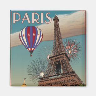 VintageEiffel torn - 18x24 Magnet