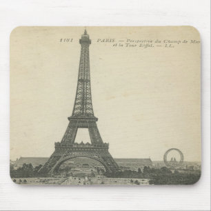 VintageEiffel torn Mousepad Musmatta