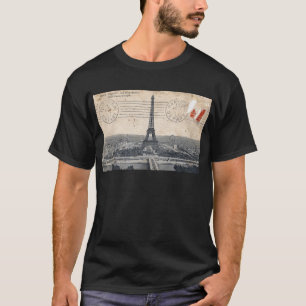 VintageEiffel torn T Shirt