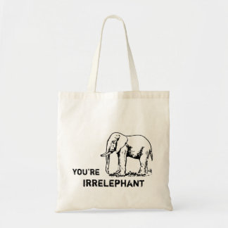 Vintageelefanten är du irrELEPHANTtotot Tygkasse