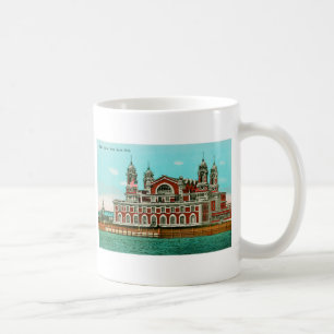 VintageEllis ö, New York City Kaffemugg