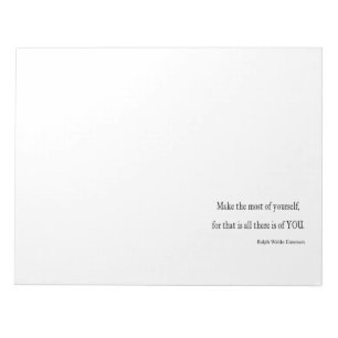 VintageEmerson inspirera citationstecken - Anteckningsblock