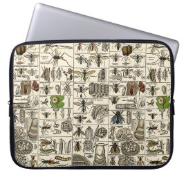Vintageentomologi Laptop Fodral