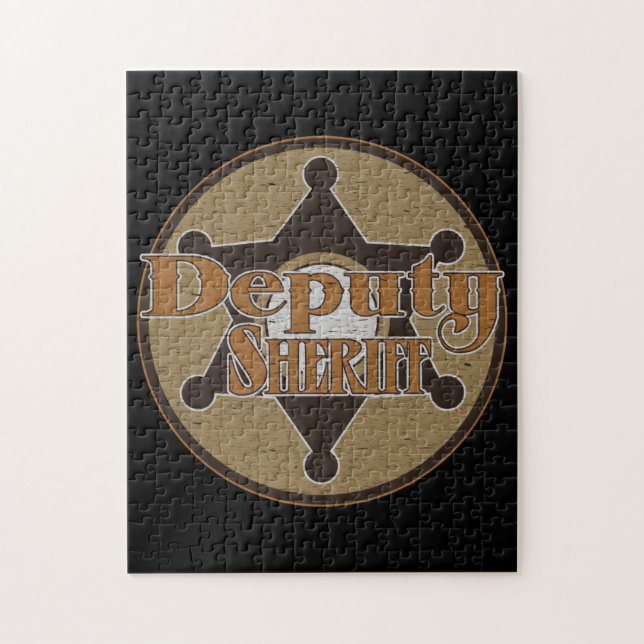 Vintageersättaresheriff Pussel (Vertikal)
