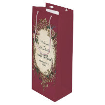 Vintageetikett med färgade blommor 27 + din text