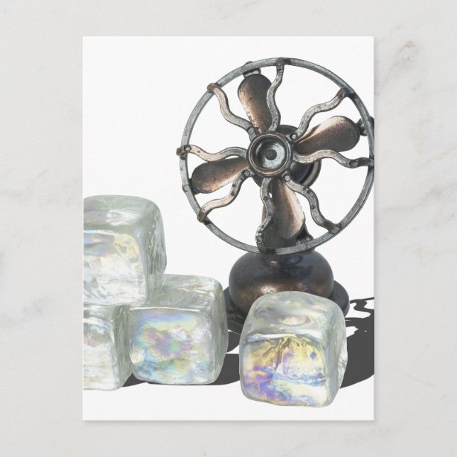 VintageFanAndIce083114-kopia Vykort (Framsida)