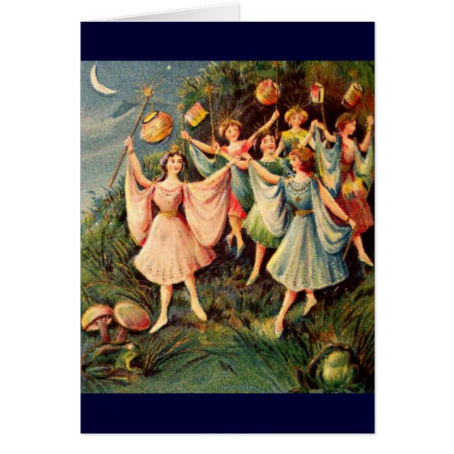 Vintagefekort Hälsningskort (Framsidan)