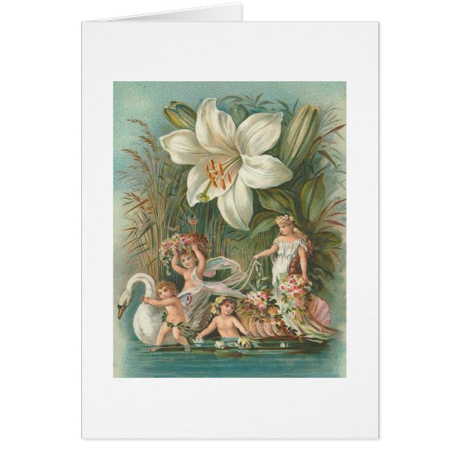 Vintagefekort Hälsningskort (Framsidan)