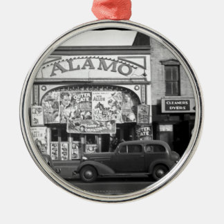 Vintagefilmbiograf Julgransprydnad Metall