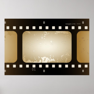 Vintagefilmfotoet filmar remsan filmar roll poster