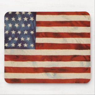 Vintageflagga - Mousepad Musmatta