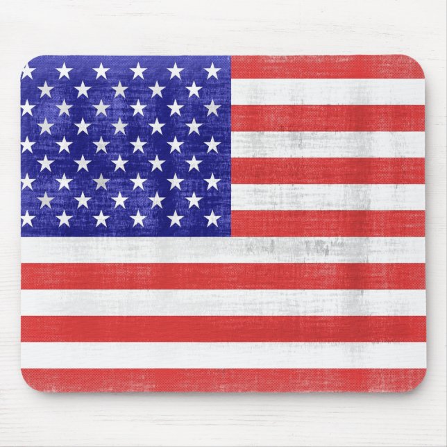 Vintageflagga United States Mousepad Musmatta (Framsidan)