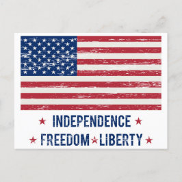 Vintageflagga Vykort