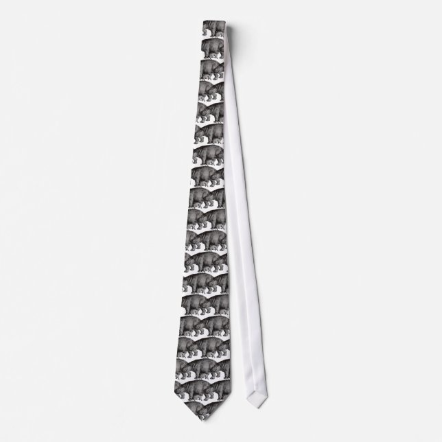 VintageflodhästTie Slips (Framsida)