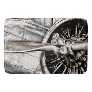 Vintageflygplan Badrumsmatta