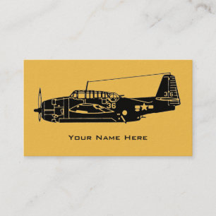 Vintageflygplan Visitkort