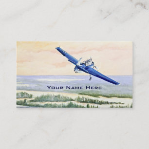 Vintageflygplan Visitkort