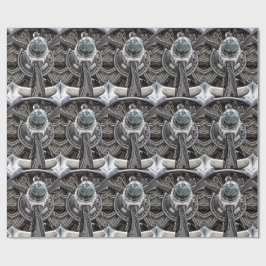 Vintageflygplanpropeller Presentpapper