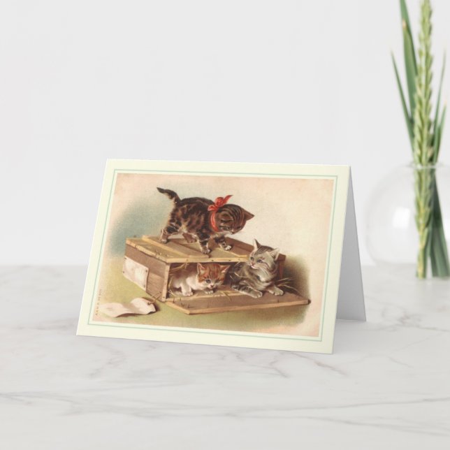 Vintagefödelsedag Kort (Framsida)