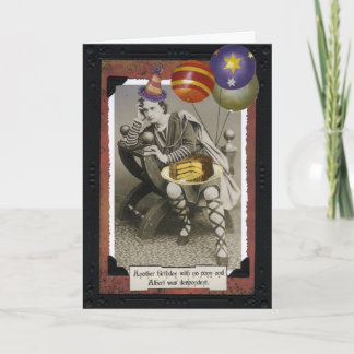 Vintagefödelsedagkort - Albert Kort