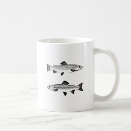 Vintageforellkonst Kaffemugg