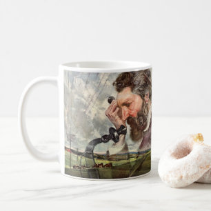 Vintageföretag, Alexander Graham Bell-telefon Kaffemugg