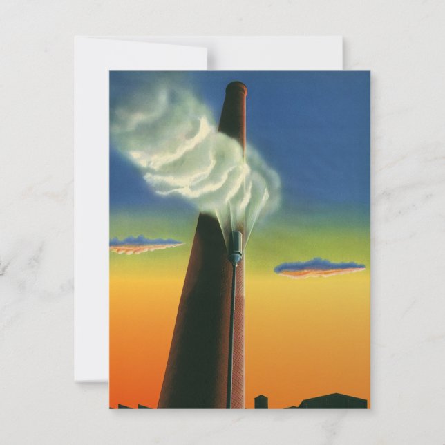 Vintageföretag, Ångvisselfabrik vid soluppgång (Framsida)