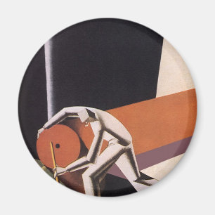 Vintageföretag, Art Deco-tyger och textilier Magnet
