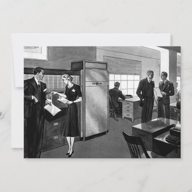 Vintageföretag, företagsledare kontor (Framsida)