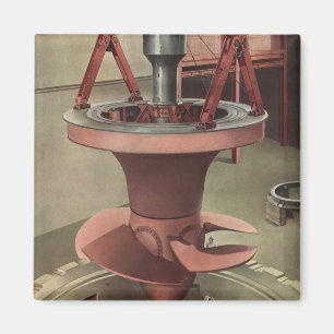 Vintageföretag, jättevatten-turbinenergi magnet