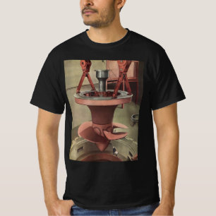 Vintageföretag, jättevatten-turbinenergi t-shirt