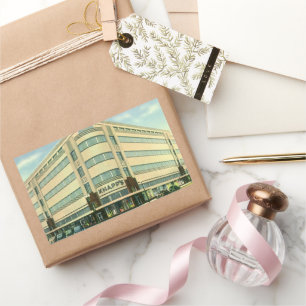 Vintageföretag, Knapp's Department Store Rektangulärt Klistermärke