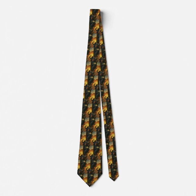 Vintageföretag, stålindustri slips (Framsida)