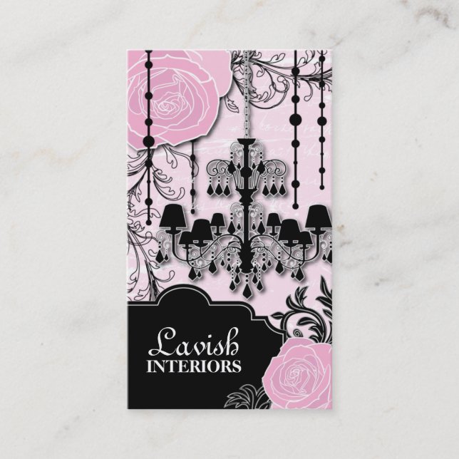 Vintageformgivarevisitkortar Visitkort (Framsida)