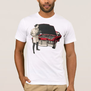 Vintageforskare och bilTShirt Tee Shirt