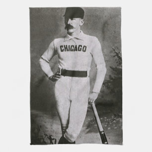 Vintagefoto, Chicago basebollspelare Kökshandduk