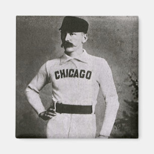 Vintagefoto, Chicago basebollspelare Magnet
