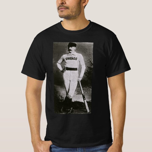 Vintagefoto, Chicago basebollspelare T Shirt (Framsida)