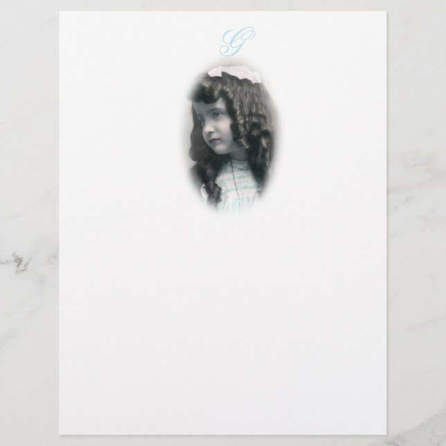 Vintagefoto från mitt skrivbord brevpapper. (Framsida)