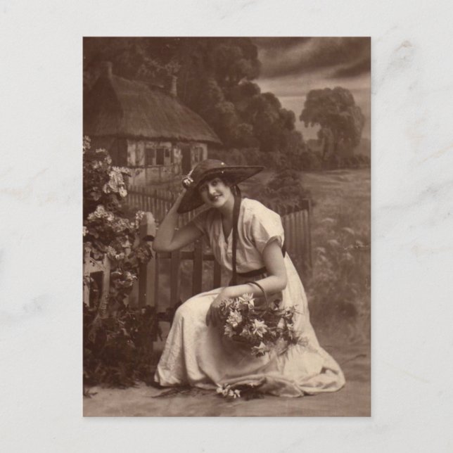 vintagefoto vykort (Framsida)