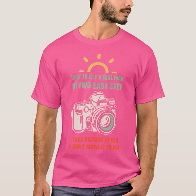 Vintagefotografering - Fotografpresent T Shirt (Framsida)
