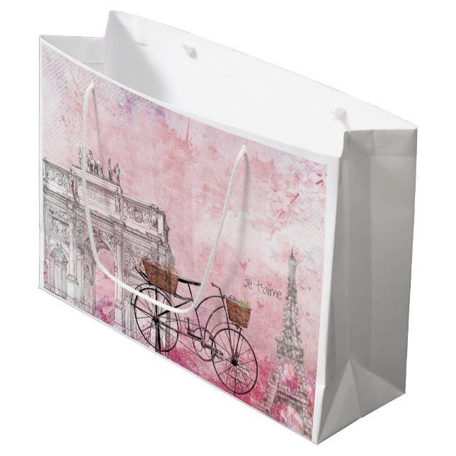 Vintagefrankriken Paris (Framsidan Vinklad)