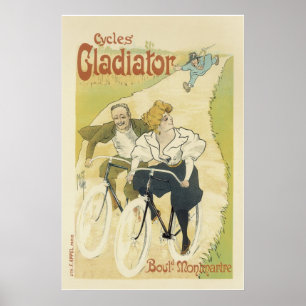 Vintagefranskaffischer - cyklar poster