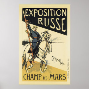 Vintagefranskaffischer - utläggning Russe Poster
