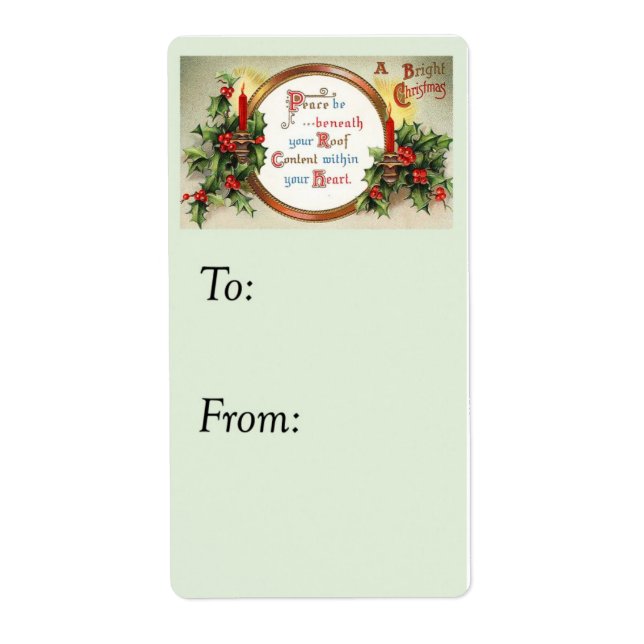 Vintagefred på jordgåvamärkre fraktsedel (Framsidan)